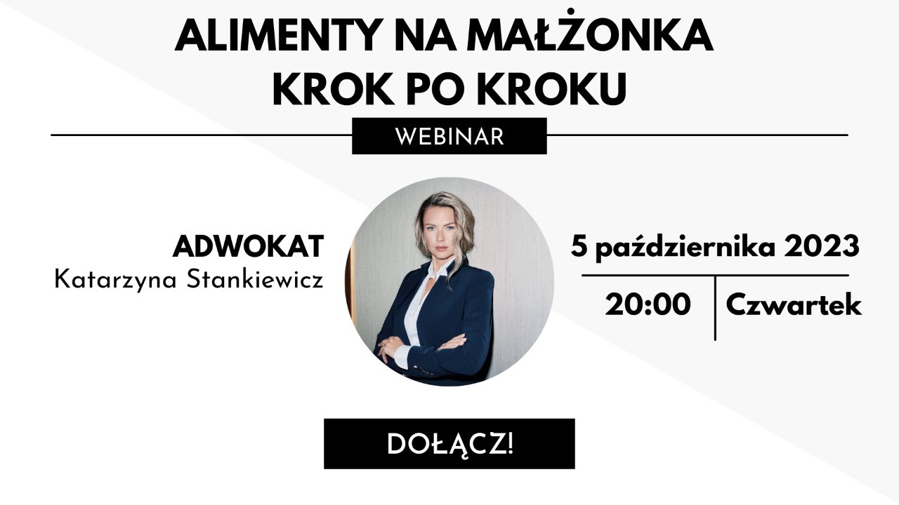 Alimenty na małżonka - krok po kroku | Adwokat Katarzyna Stankiewicz