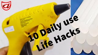 10 Brilliant  Glue Gun Hacks to save your money and time | DIY Life Hack with Glue gun