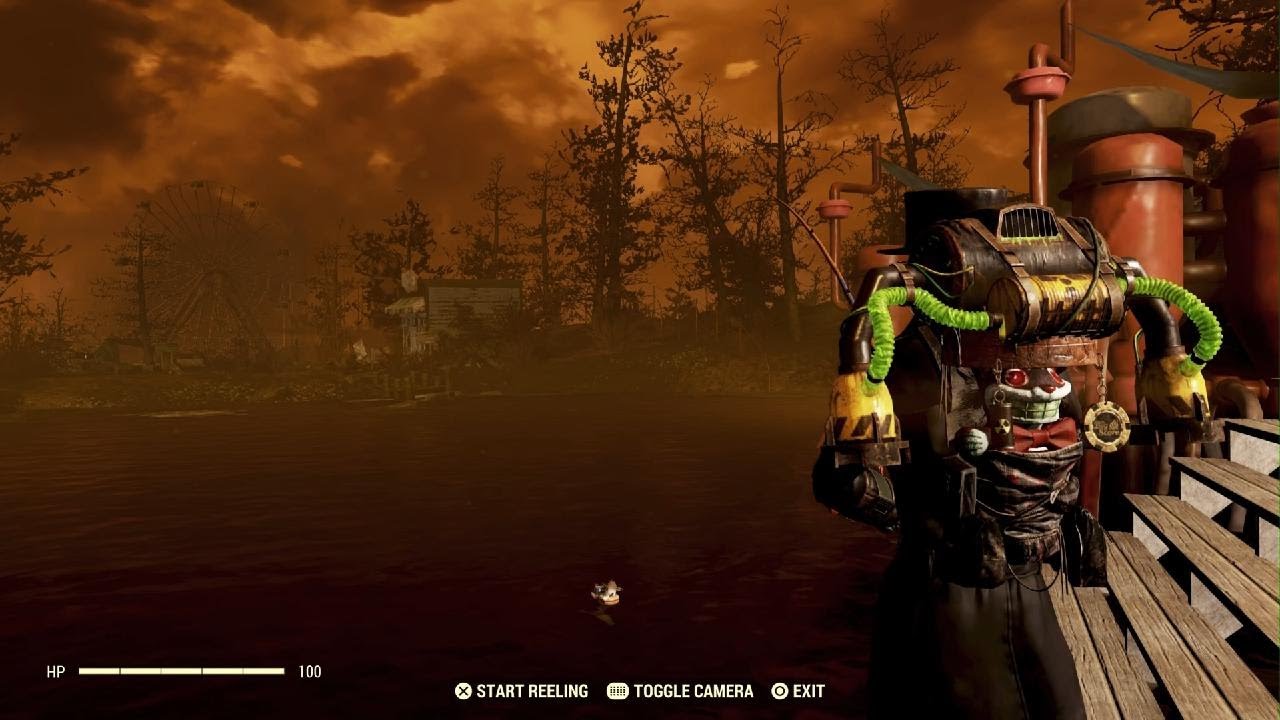 Fallout 76, This month's fish Done. On the highest tier bait.