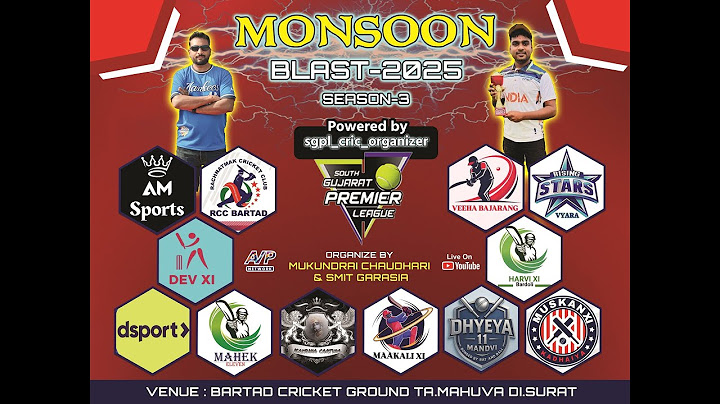 MONSOON BLAST 2025 | Powered by SGPL | Rubber Cricket Tournament | Season 3 | Final Day