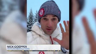 'I got super lucky': Nick Goepper says that he is OK after crash during Olympic halfpipe final