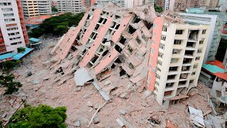 Taiwan is in mourning! Terrible footage of the strongest M7.4 earthquake in 25 years in Hualien