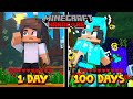 i Survived 100 Days in HARDCORE Minecraft. maybe..