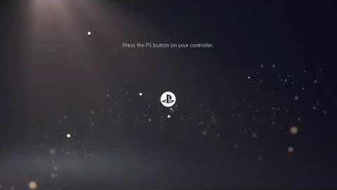 PlayStation 5 Boot Screen (PS5 User Interface Sign-On Screen Teaser)