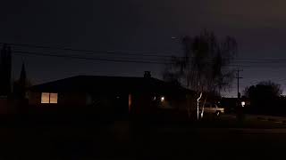 1/12/2022 Nighttime Timelapse  Planes flying into SFO