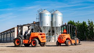 Geländegängige Gabelstapler Für Landwirtschaftliche Aufgaben