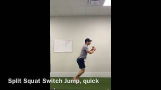 Celebrity Split Squat Switch Jump, quick Profile