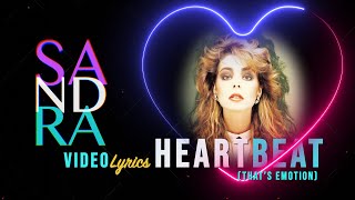 SANDRA Heartbeat (That's Emotion) Lyrics Video 2022