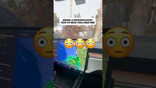 Meteorologist explains how to read Tesla Weather 🌡️🌦️⚡️☔️
