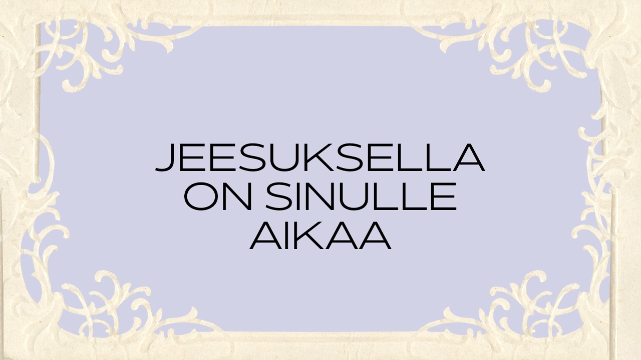 Roberto Brandão - Jeesuksella on sinulle aikaa