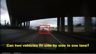 January 19, 2023 - Incorrect Lane Change - I-215I-210 San Bernardino, Ca - Thinkware F200 Dashcam