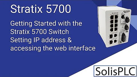 Stratix Switch 5700 Express Setup | Rockwell Automation Configuration IP Password 8000 Network Cisco