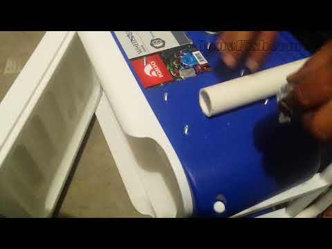 How To Make Fishing Rod Holder Cooler 