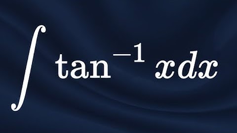 integrate tan^-1 x dx