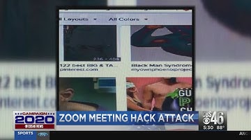 Zoom meeting hack attack