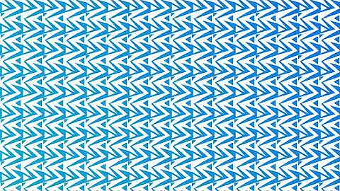 Royalty Free Animation: (Blue to Green) looped 2D scrolling tribal pattern hypnotic