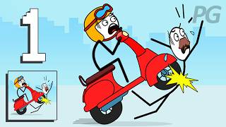 Crazy Wheelie - Gameplay Walkthrough [Android, iOS Game] screenshot 4