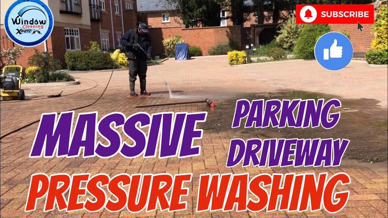 Pressure Washing *A Massive Driveway & Restoration* (market Harborough