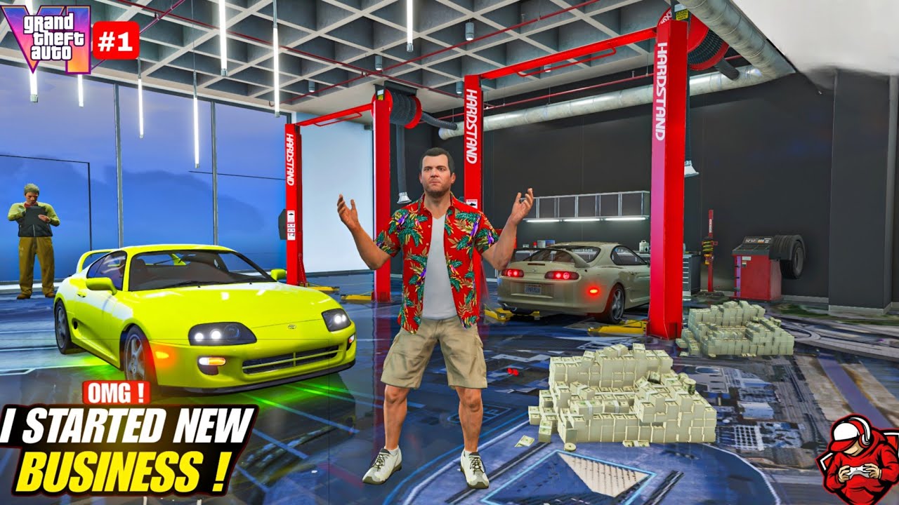 MICHEAL STARTED NEW BUSINESS IN GTA 5 REAL LIFE ! | Axp Gaming 