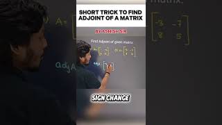 Find the Adjoint of a 2×2 Matrix in Just 10 Seconds! 🤯⚡#shorts #matrices #engineeringmaths