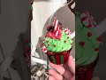 Raz Eric Cortina 4.5" Yuletide Delight Cupcake Glass Christmas Ornament 4653181