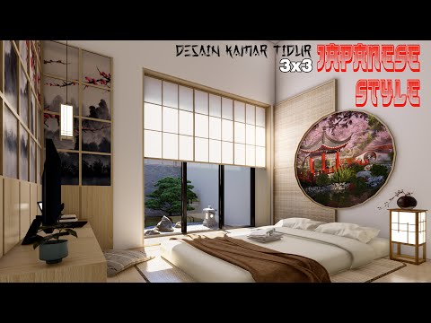 Video: Desain kamar tidur gaya Jepang