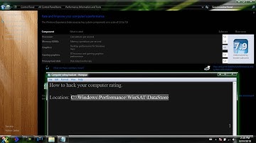 Windows Experience Index Score Hack
