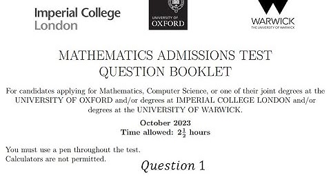 MAT 2023 part 1 (first 10 multiple choice questions)