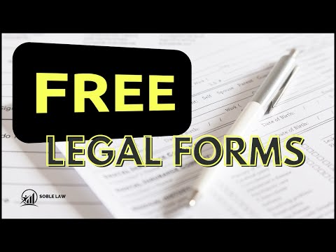 Free Legal Forms - What You Need To Know