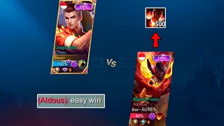 TOP GLOBAL CHOU VS PRO ALDOUS 500 STACK | VICTORY OR DEFEAT?