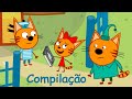 Kid-E-Cats em Portugues | Compilação de episódios 2021