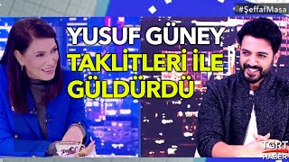 Yusuf Güney Olağanüstü Taklit Yeteneği ile Herkesi Güldürdü- Yeşim Salkım ile Şeffaf Masa