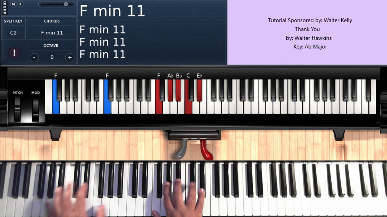 Thank You by Walter Hawkins Piano Tutorial YouTube Thank you by walter hawkins piano tutorial youtube