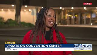 Raleigh Convention Center repairs continue a month after fire