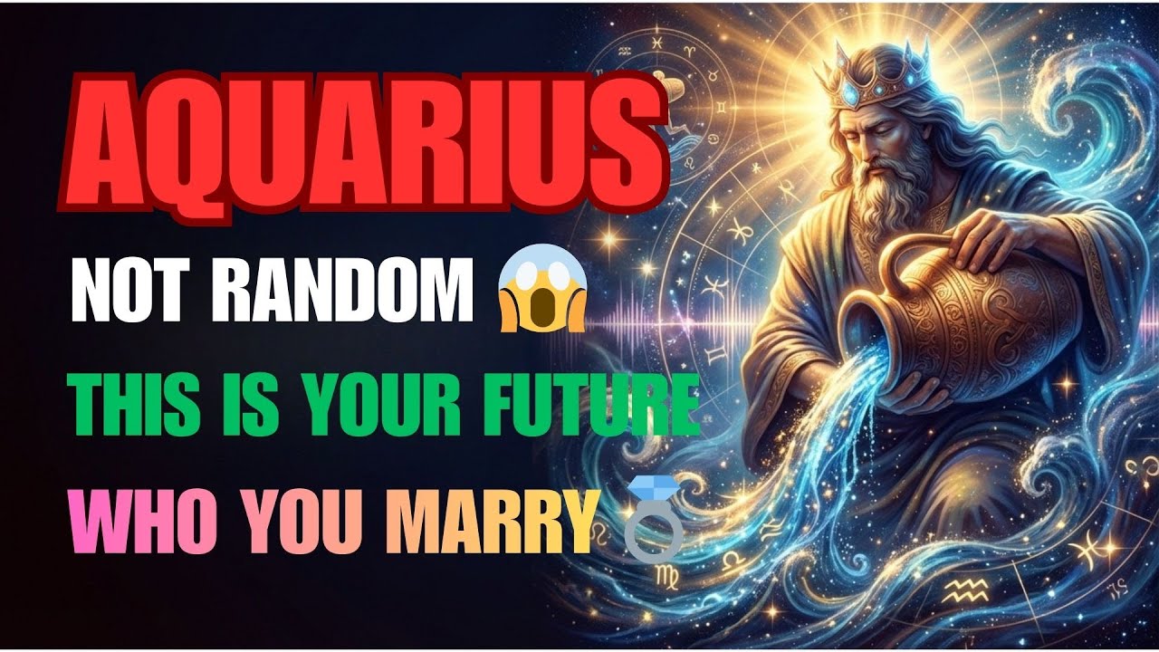AQUARIUS ♒ OMG! THIS IS WHO YOU WILL MARRY! 💍✨