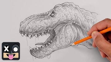 How To Draw a T Rex | Sketch Tutorial