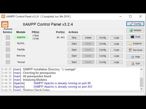 XAMPP / PHP. Run Your First PHP Code. How to run php file on localhost ...