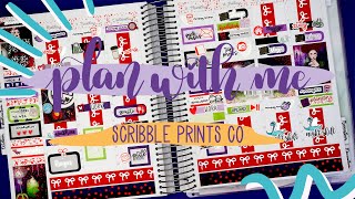 Plan With Me ✿ Not So Scary (Scribble Prints Co) ✿ Tilly Journals ✿ 10th October 2022