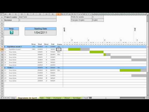 How To Do A Gantt Chart In Excel Youtube