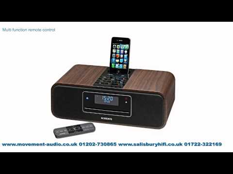 Roberts Radio Sound 100 CD/DAB/FM/iPod Dock Portable available from Movement Audio Salisbury