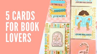 5 Cute Handmade Cards for Book Lovers