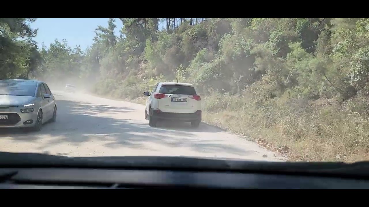 Marble  Beach Road#Thassos# Gerçek yol videosu