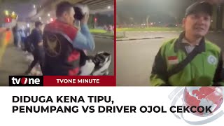 Viral! Seorang Wanita Memaki Driver Ojol Karena Merasa Ditipu | tvOne Minute