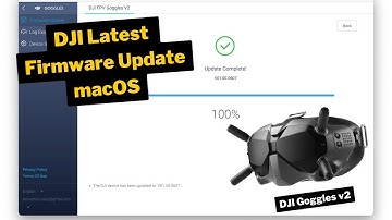 DJI Goggles v2 Firmware Update 0607 for MacOS 13 Works
