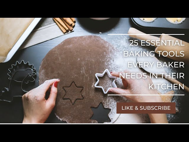9 Baking Tools Every Pro Baker Needs