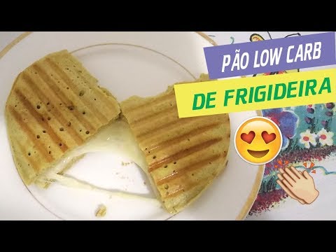 Pão Low Carb de Frigideira - Pronto em 5 minutos