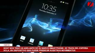 Sony Xperia sola, the smartphone that predicts your movements - Presentation