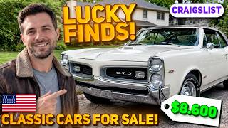 LUCKY FINDS! 15 Classic Cars on Craigslist Under $9,000 That Feel Like Cheating!