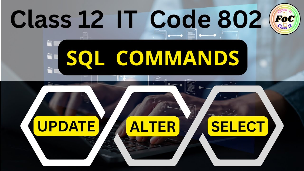 Unit 1 Database RDBMS | Final Part 8 | Information Technology IT Code 802 Class 12 CBSE Board Exam