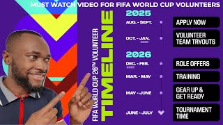 FIFA World Cup 2026 Volunteer Tryouts Update | Role Offers Timeline, Delays & LA 2028 Olympics Info